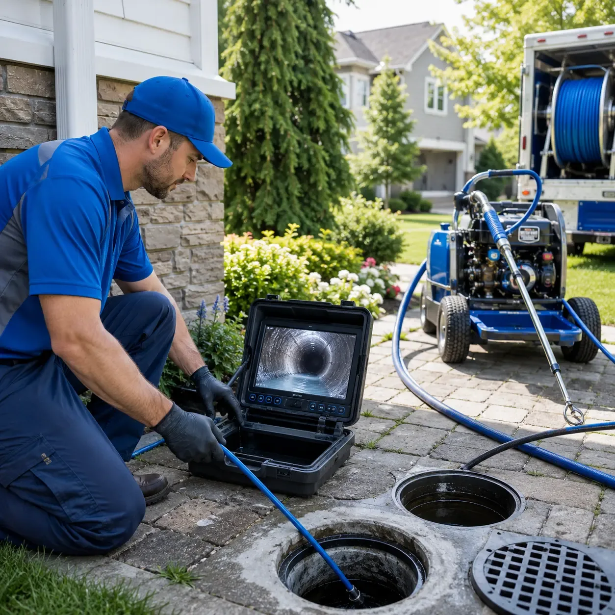 Outdoor drain cleaning professionals serving Tennga, GA